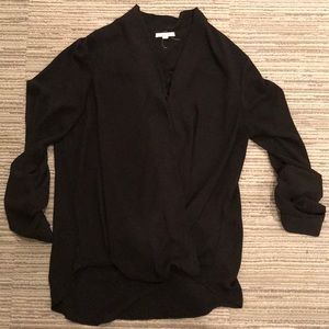 Black cross blouse